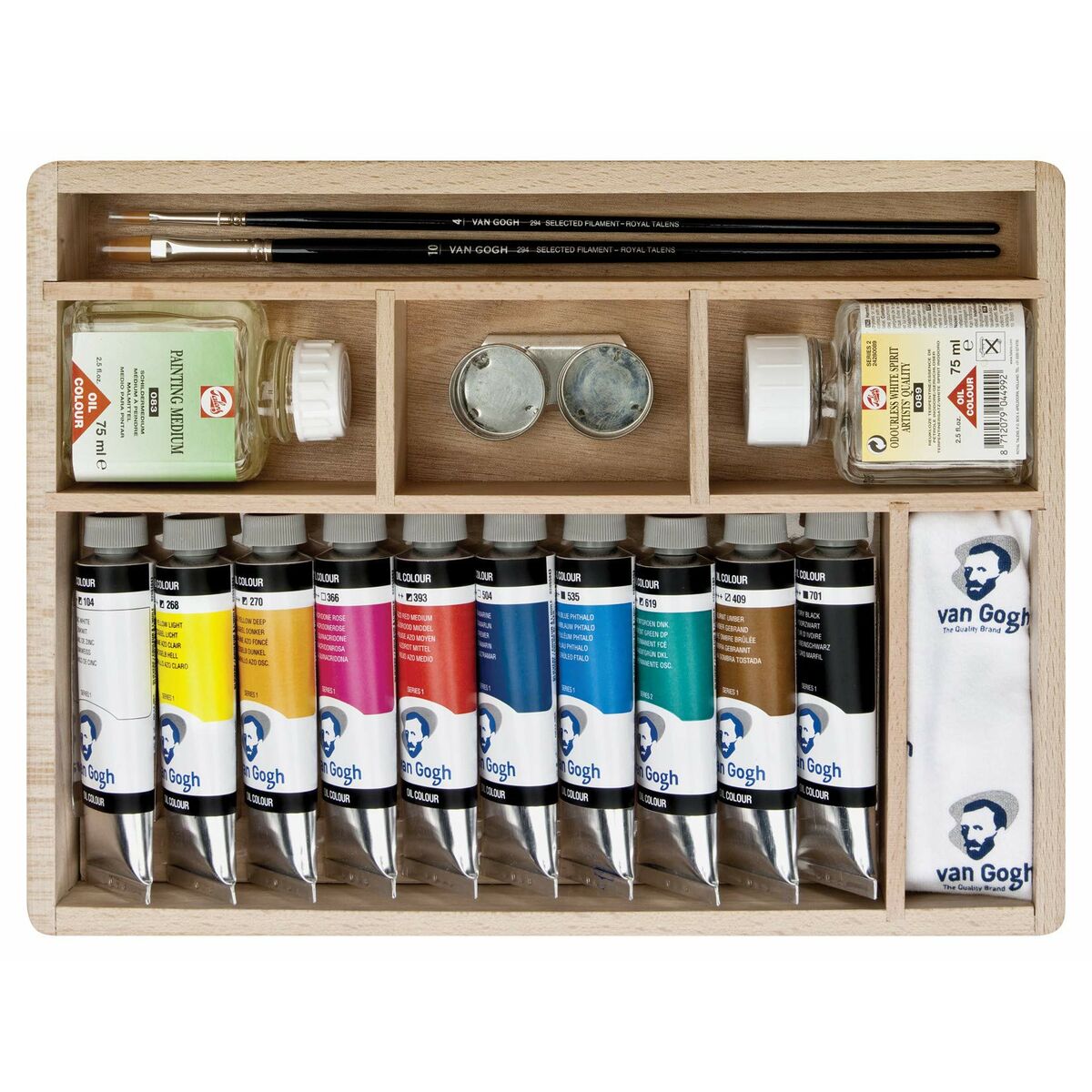Set de pictură în ulei Talens Van Gogh Multicolor (2 Unități) - Birou și papetărie, Arte și Meserii