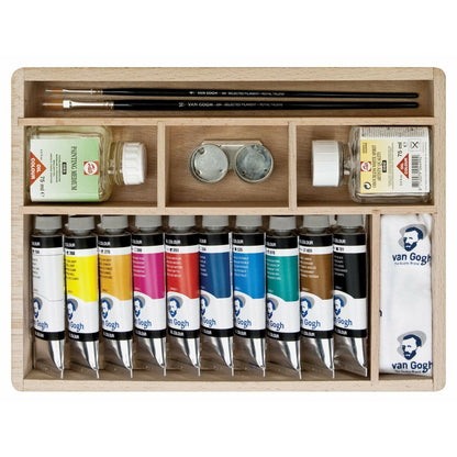 Set de pictură în ulei Talens Van Gogh Multicolor (2 Unități) - Birou și papetărie, Arte și Meserii