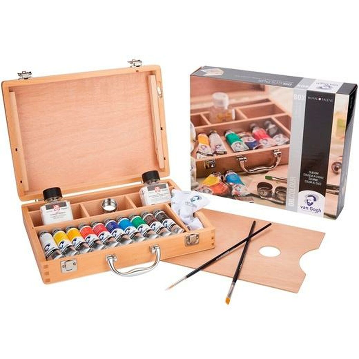 Set de pictură în ulei Talens Van Gogh Multicolor (2 Unități) - Birou și papetărie, Arte și Meserii
