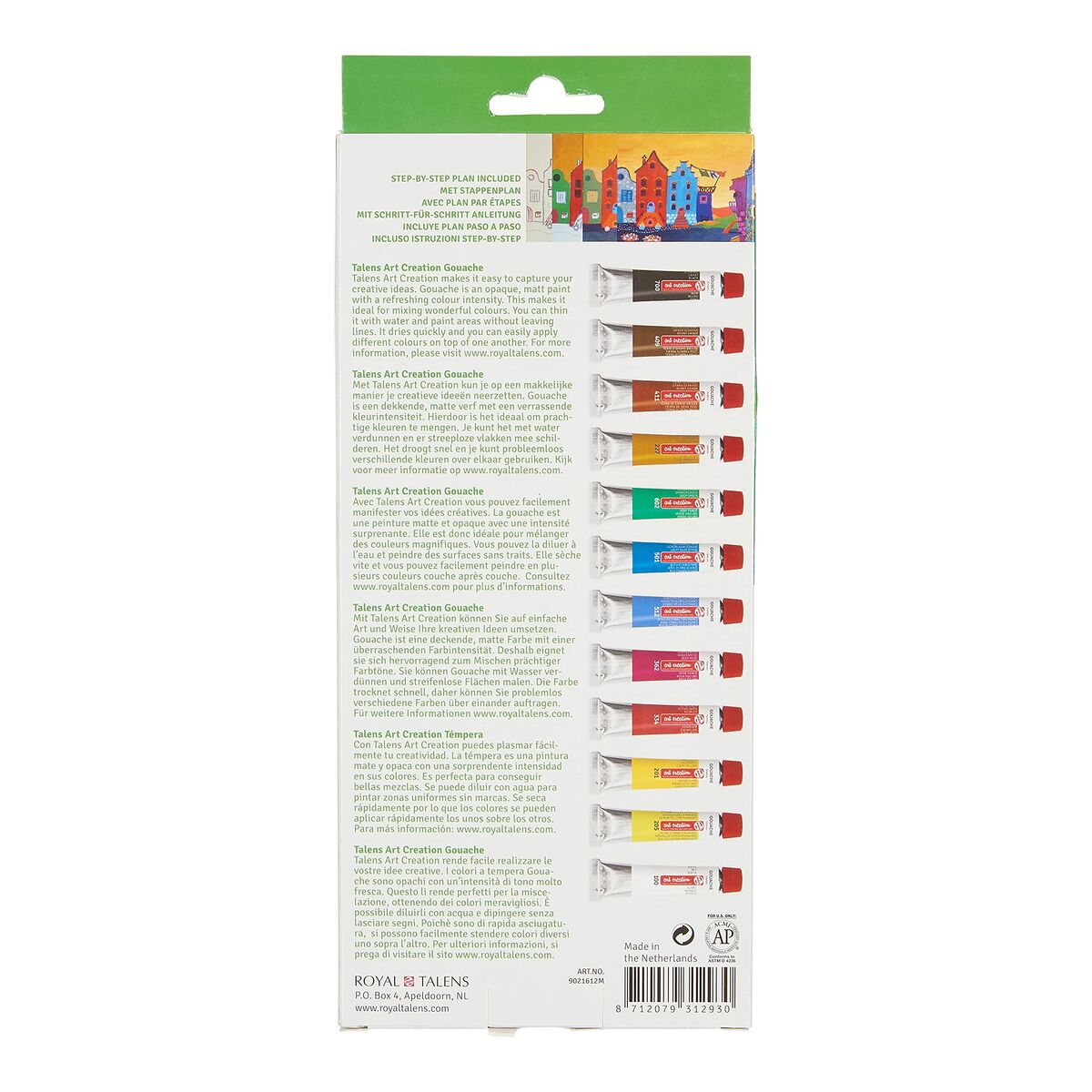 Tablou Talens Art Creation Multicolor 12 ml 12 Piese - Birou și papetărie, Arte și Meserii