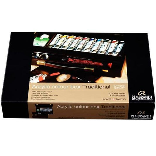 Set de pictură Talens Rembrandt Vopsea acrilică 15 Piese Multicolor 40 ml - Birou și papetărie, Arte și Meserii