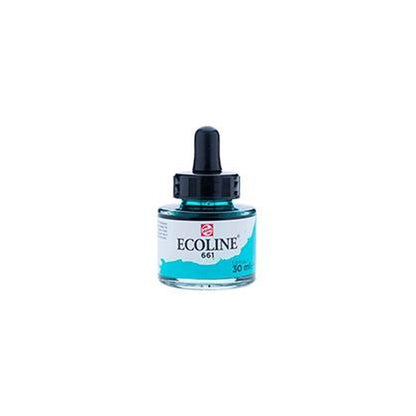 Acuarele Talens Ecoline Verde Turcoaz 30 ml (3 Unități) - Birou și papetărie, Arte și Meserii
