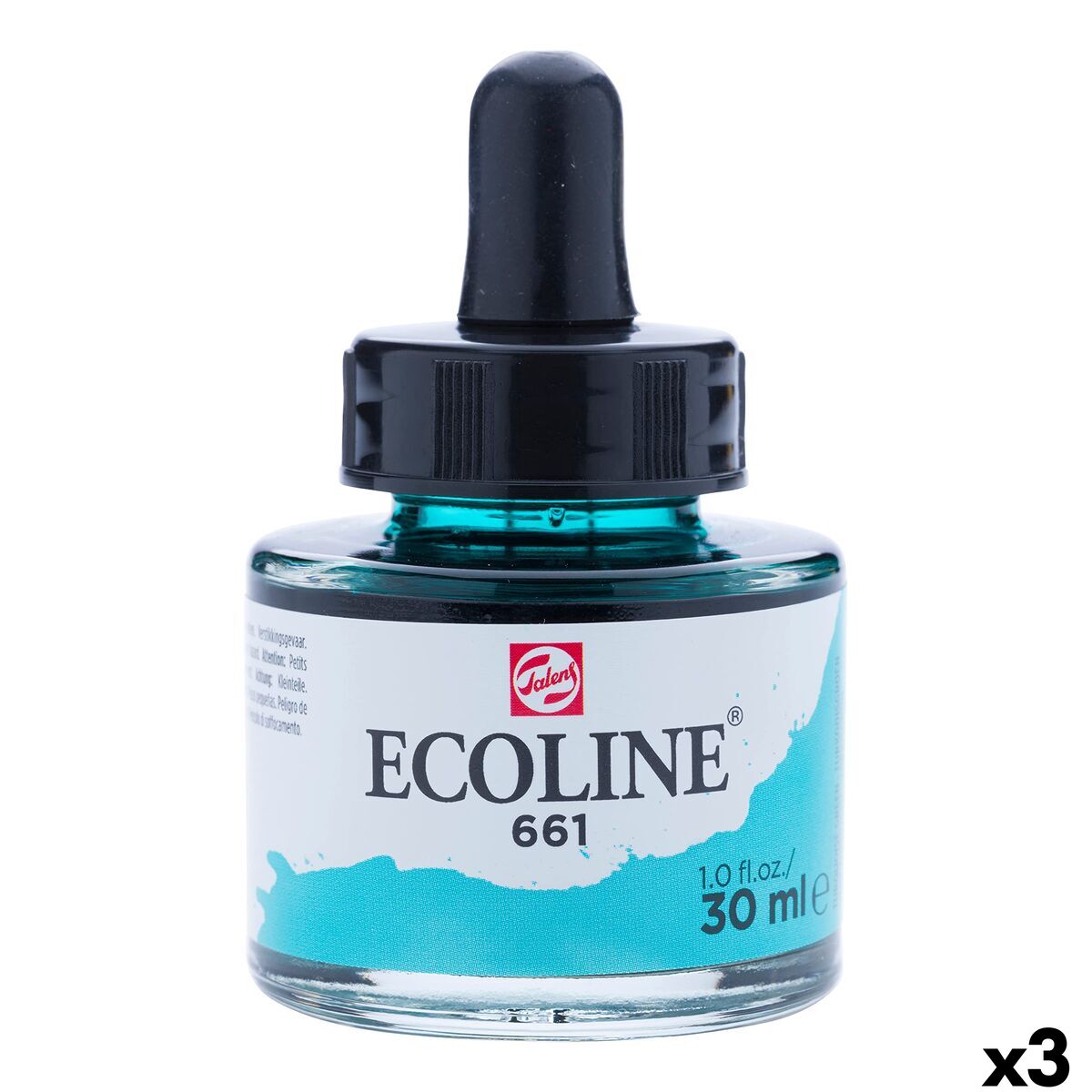 Acuarele Talens Ecoline Verde Turcoaz 30 ml (3 Unități) - Birou și papetărie, Arte și Meserii
