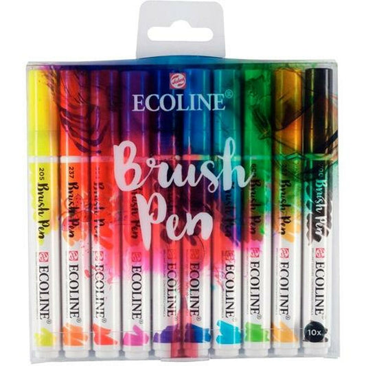 Set de Carioci Talens Ecoline Brush Pen Multicolor - Birou și papetărie, Pixuri, creioane și articole de scris