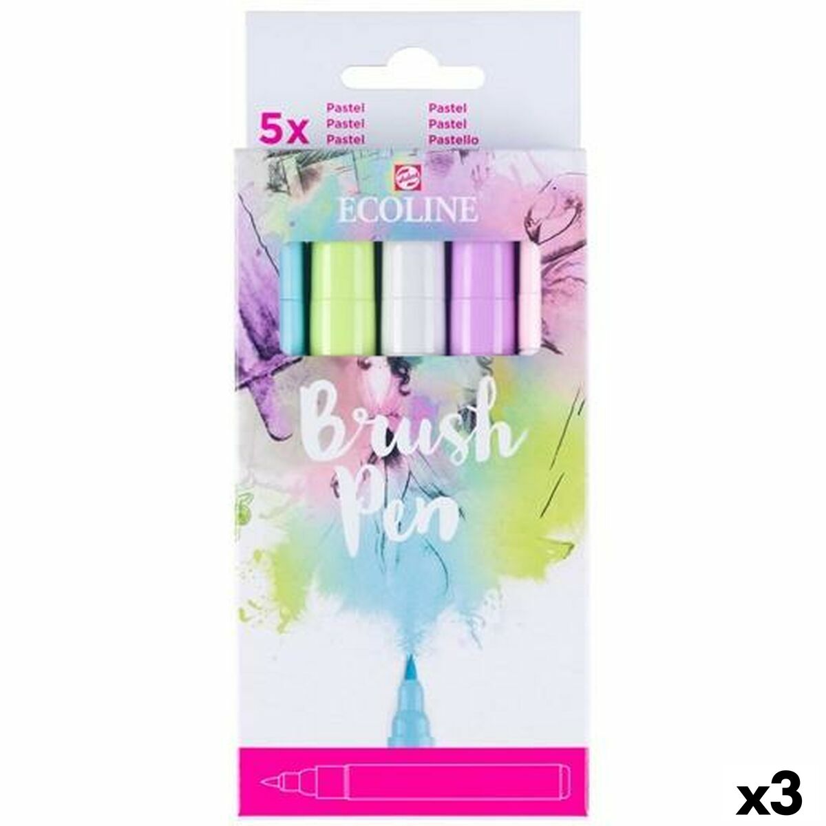 Set de Carioci Talens Ecoline Multicolor 5 Piese (3 Unități) - Birou și papetărie, Pixuri, creioane și articole de scris