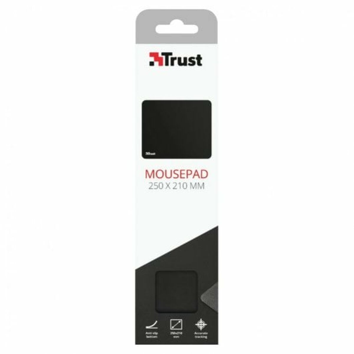 Covoraș de șoarece Trust 24193 Negru (1 Unități) - Tehnică de calcul, Accesorii