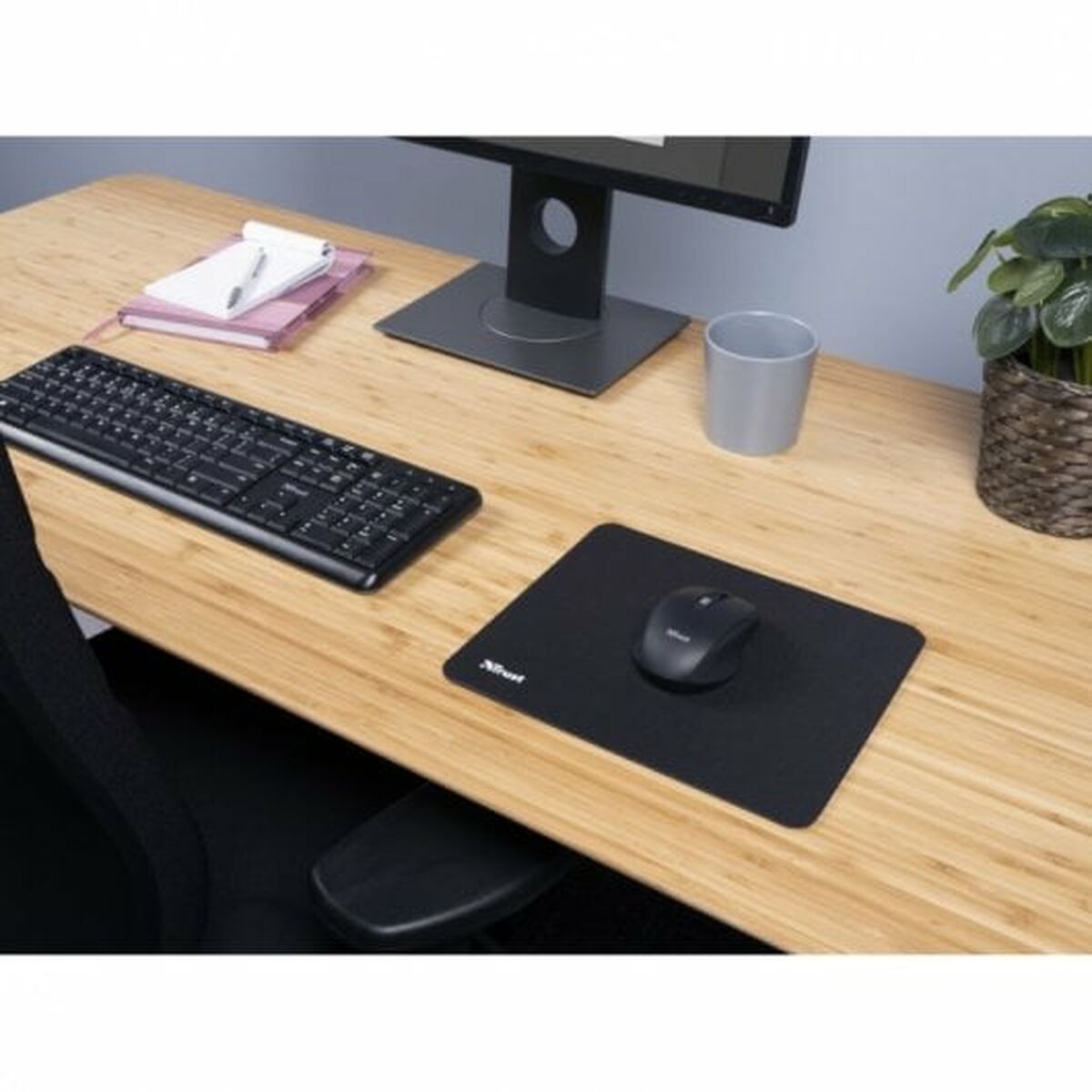Covoraș de șoarece Trust 24193 Negru (1 Unități) - Tehnică de calcul, Accesorii