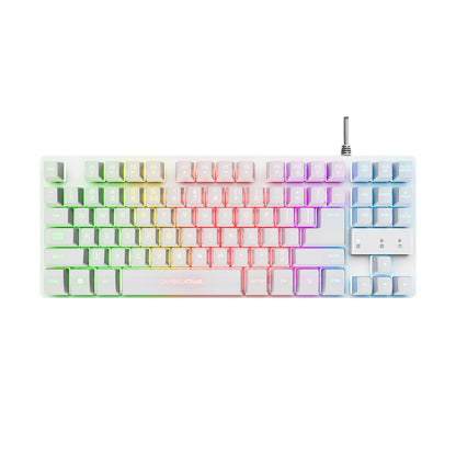 Tastatură Gaming Trust GXT 833W THADO Alb Multicolor QWERTY Qwerty US - Tehnică de calcul, Accesorii
