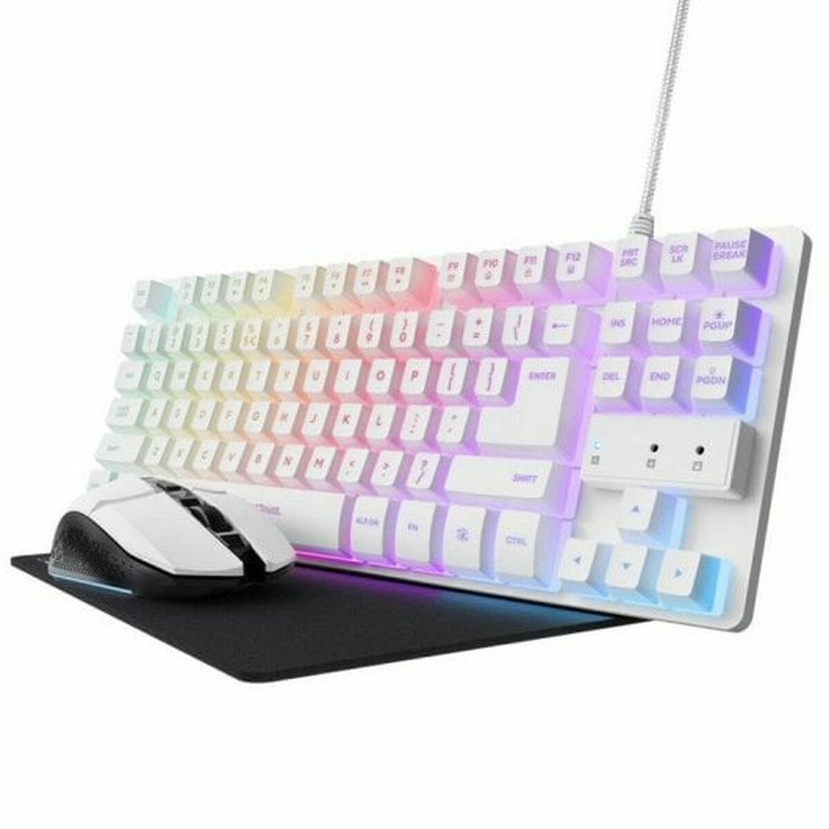 Tastatură și Mouse Gaming Trust 25233 GXT794W - Electronică, Joc video