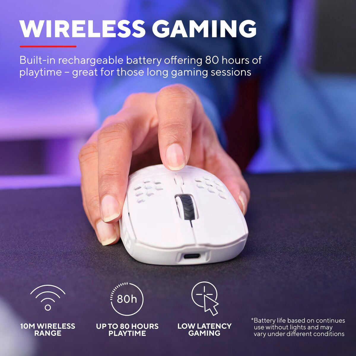Mouse Gaming Trust GXT 929 4800 dpi Alb - Tehnică de calcul, Accesorii