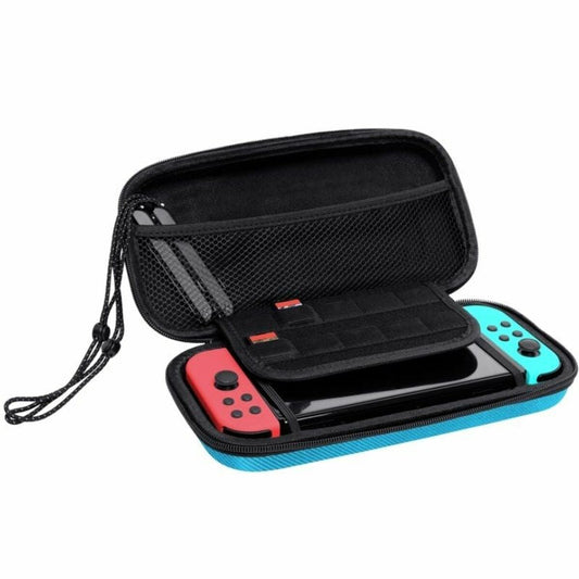 Husă și Folie de Protecție pentru Ecran pentru Nintendo Switch Trust GTX 1248S Albastru Roșu - Electronică, Joc video