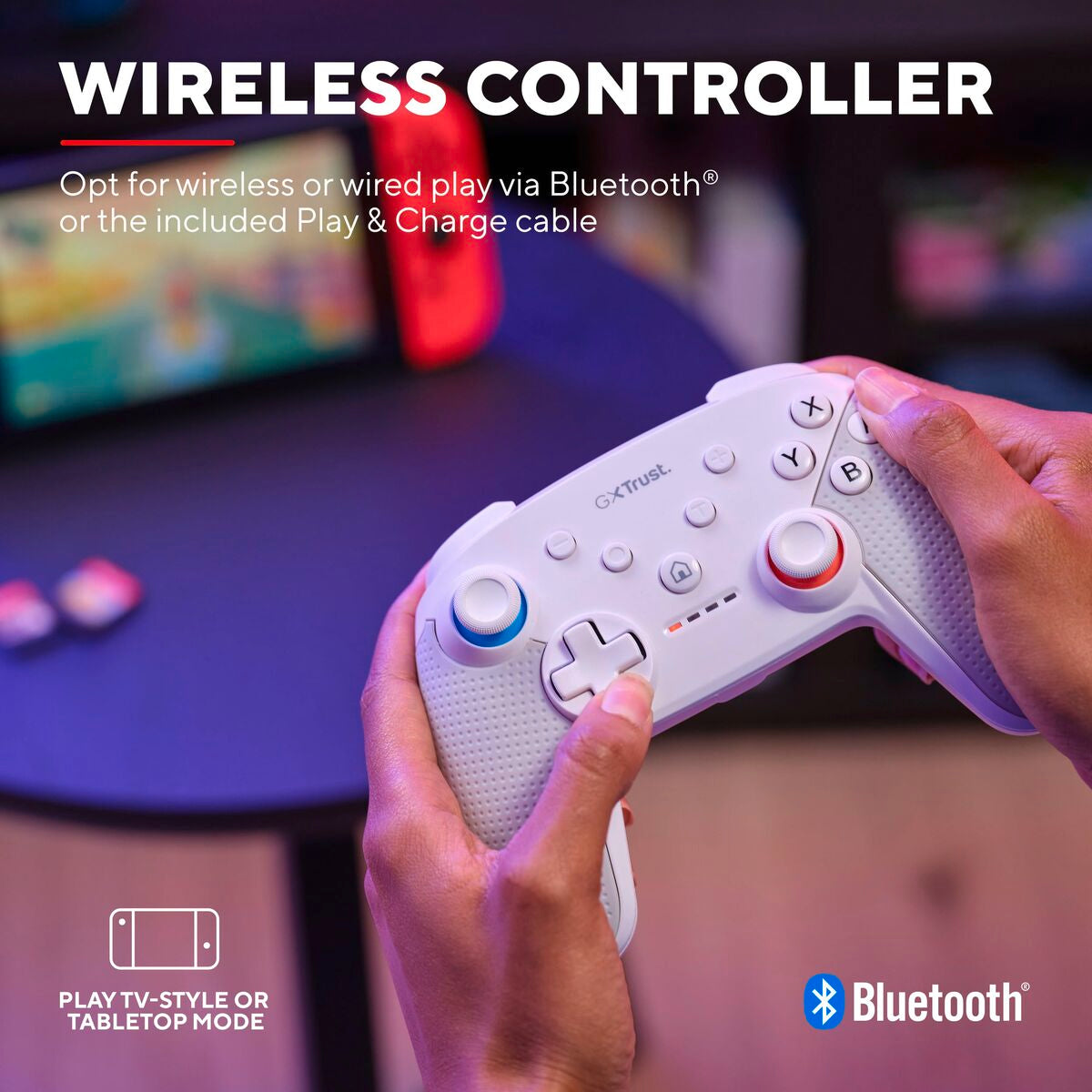 Telecomandă Pro pentru Nintendo Switch + Cablu USB Mars Gaming GXT 1246W - Tehnică de calcul, Accesorii
