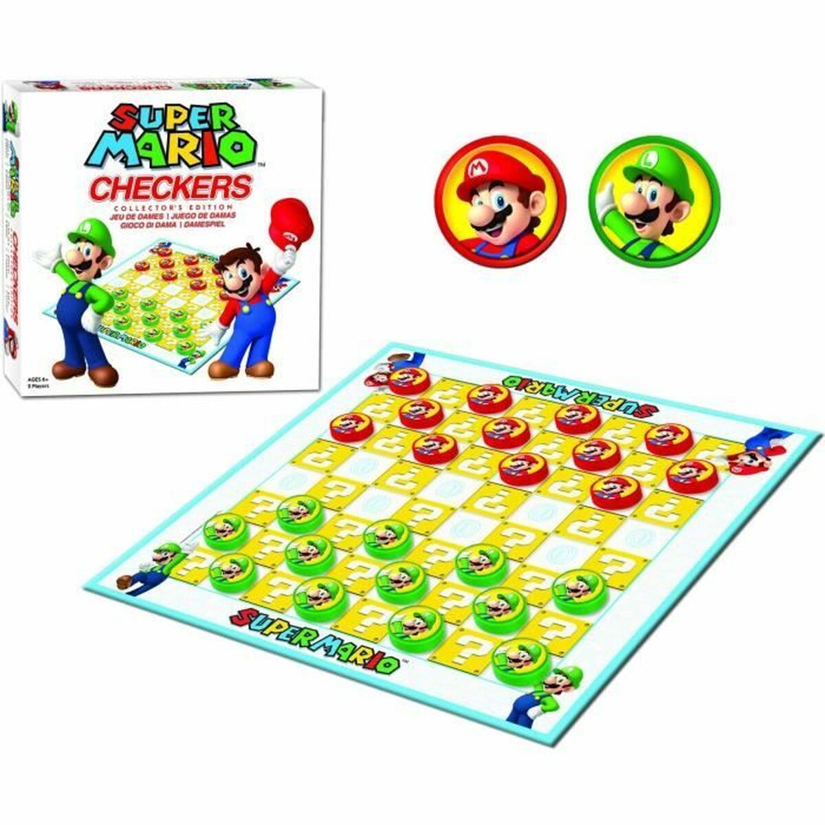 Joc de Masă Goliath Super Mario Checkers - Jucarii si jocuri, Jocuri și accesorii