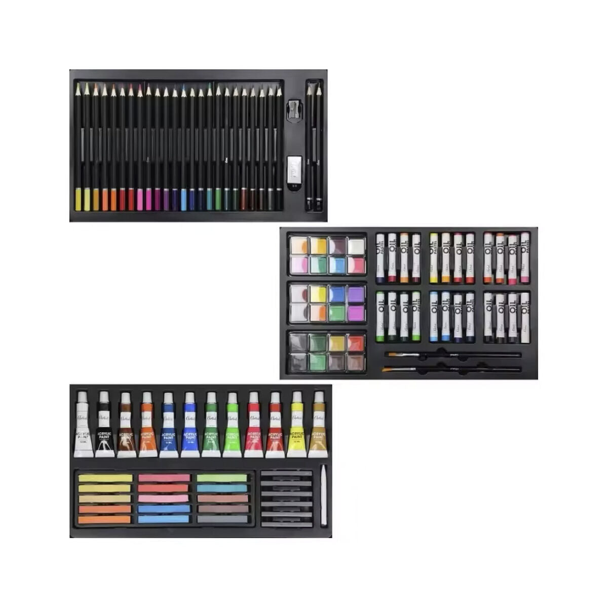 Set de pictură Artist&CO 180 Piese - Birou și papetărie, Arte și Meserii