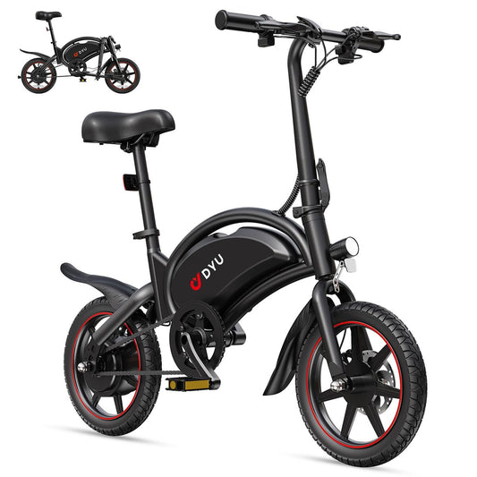 Bicicletă Electrică DYU DYU-D3S-001 Negru 250 W 10 Ah 14" - Sport și în aer liber, Ciclism