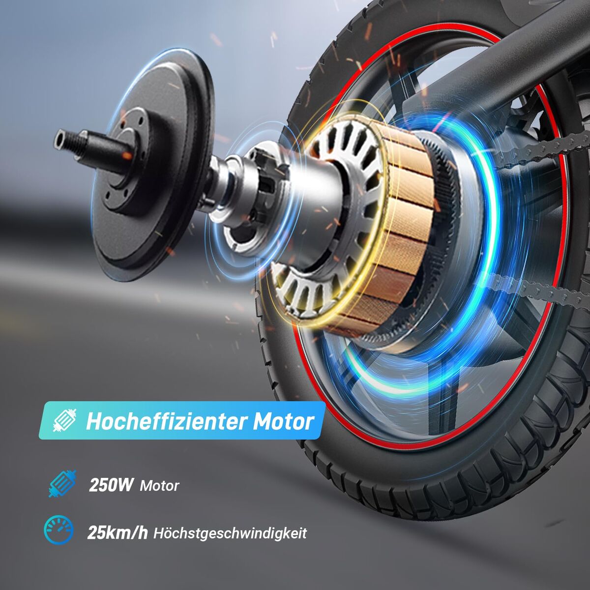 Bicicletă Electrică DYU DYU-D3S-001 Negru 250 W 10 Ah 14" - Sport și în aer liber, Ciclism