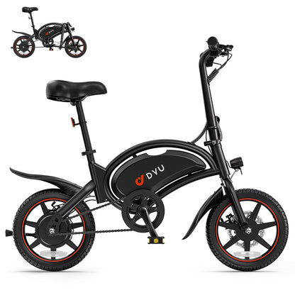 Bicicletă Electrică DYU DYU-D3S-001 Negru 250 W 10 Ah 14" - Sport și în aer liber, Ciclism