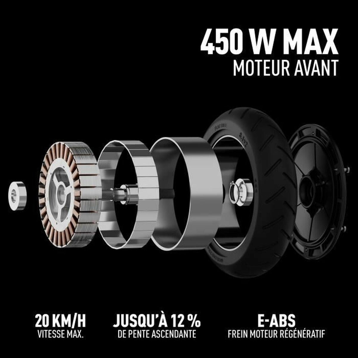 Trotinetă Electrică Segway Negru 450 W 20 km/h - Sport și în aer liber, Mobilitate urbană