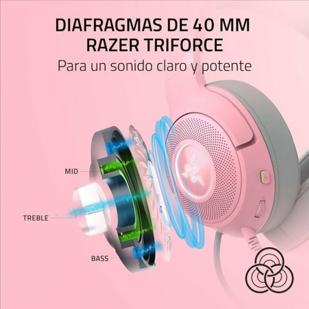 Căști cu Microfon Gaming Razer RZ04-04730200-R3M1 - Electronică, Joc video