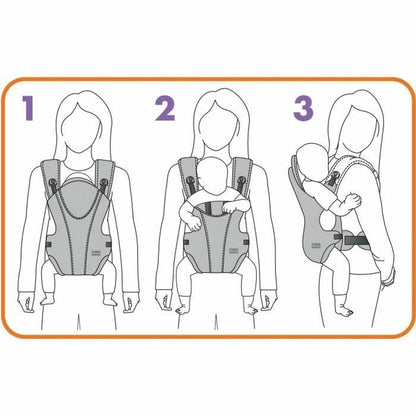 Rucsac port bebe Dreambaby Oxford Gri + 3 ani 15 kg - Sport și în aer liber, Camping și drumeții