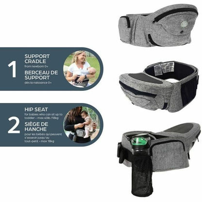Rucsac port bebe Dreambaby Gri + 0 Luni - Sport și în aer liber, Camping și drumeții