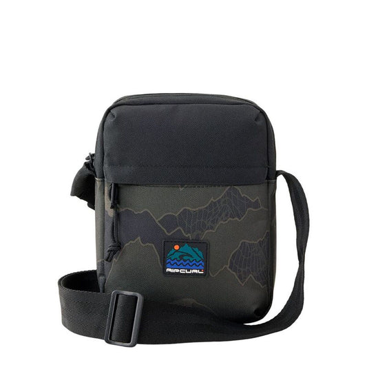 Geantă Bandulieră Rip Curl No Idea Pouch Search Camo Negru - Bagaje, Genți de mână