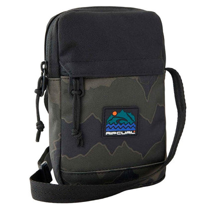 Geantă Bandulieră Rip Curl Slim Pouch Search Camo Negru - Bagaje, Genți de mână