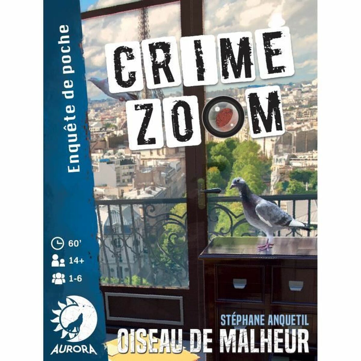 Joc de Masă Asmodee Crime Zoom : Oiseau de Malheur (FR) - Jucarii si jocuri, Jocuri și accesorii