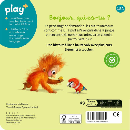 Prima Mea Carte Muzicală Ravensburger Are you a monkey like me? - Bebelus, Jucăriile copilăriei timpurii
