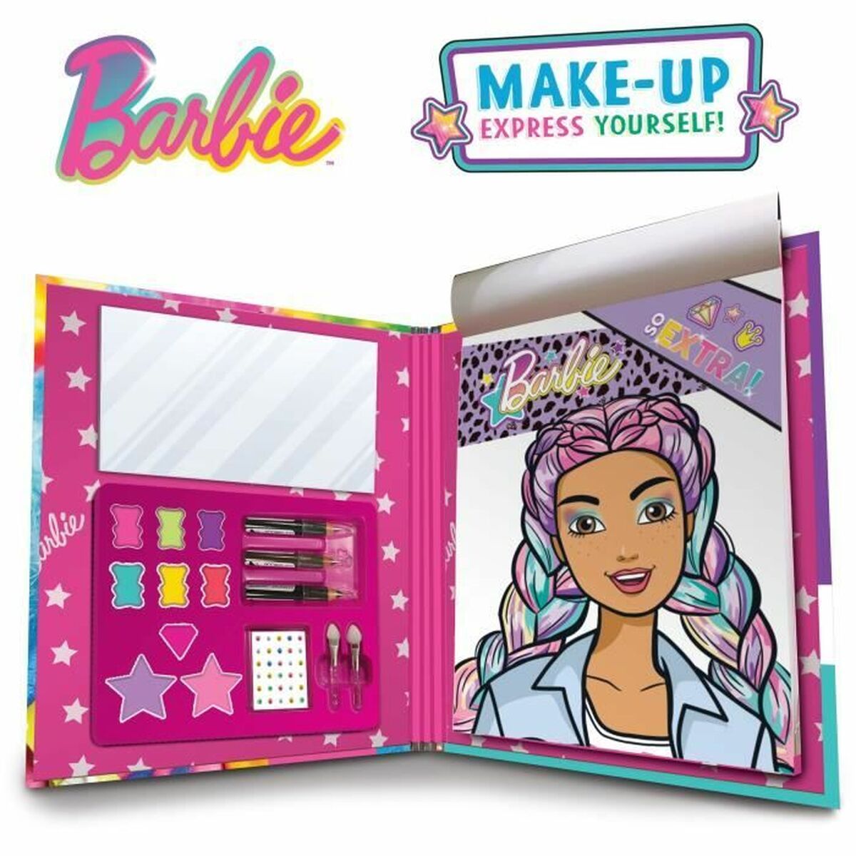Set de Machiaj pentru Copii Barbie Barbie - Jucarii si jocuri, Activități creative