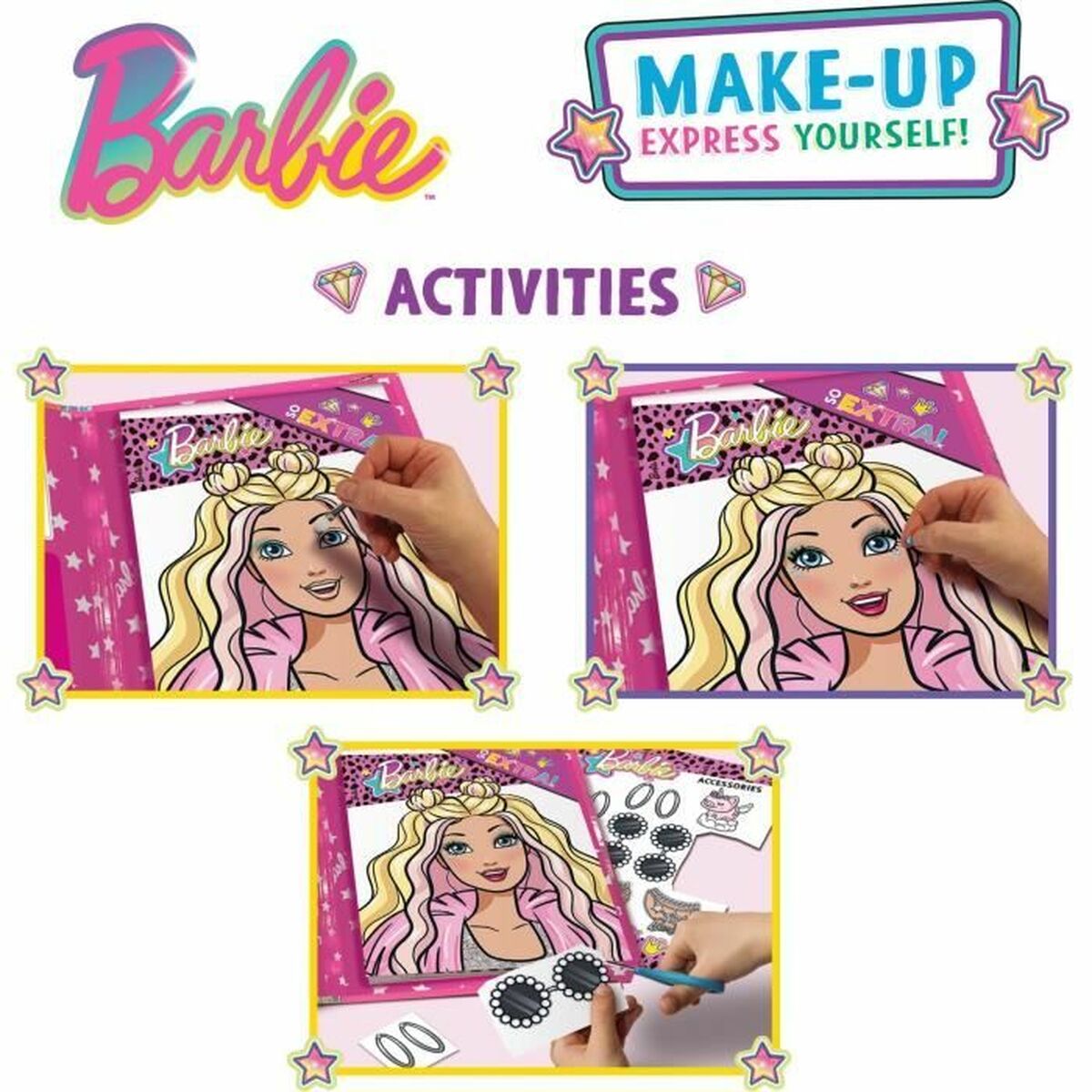 Set de Machiaj pentru Copii Barbie Barbie - Jucarii si jocuri, Activități creative