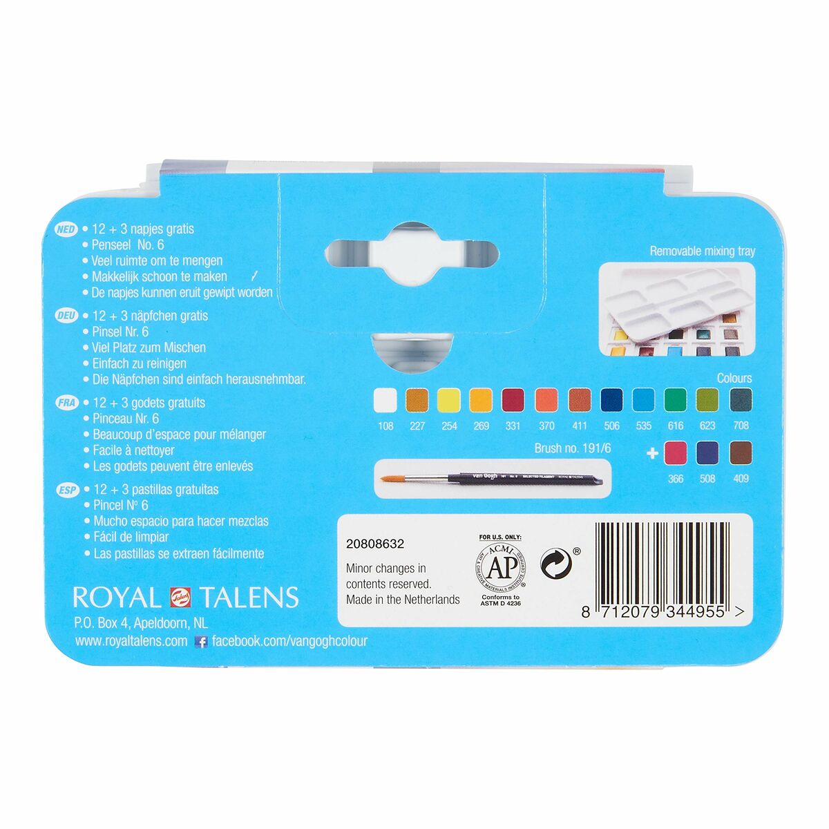 Acuarele Carcasă Multicolor - Birou și papetărie, Arte și Meserii