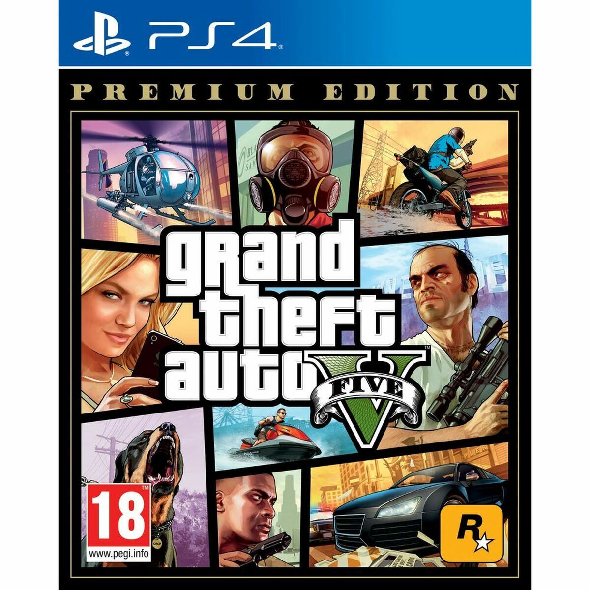Joc video PlayStation 4 Rockstar Games Grand Theft Auto V - Premium Edition - Electronică, Joc video