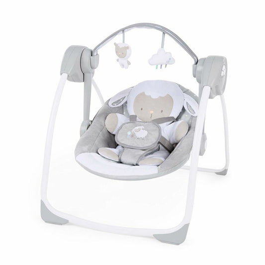 Hamac pentru Bebeluș Ingenuity Cuddle Lamb Compact Gri - Bebelus, Dormitor