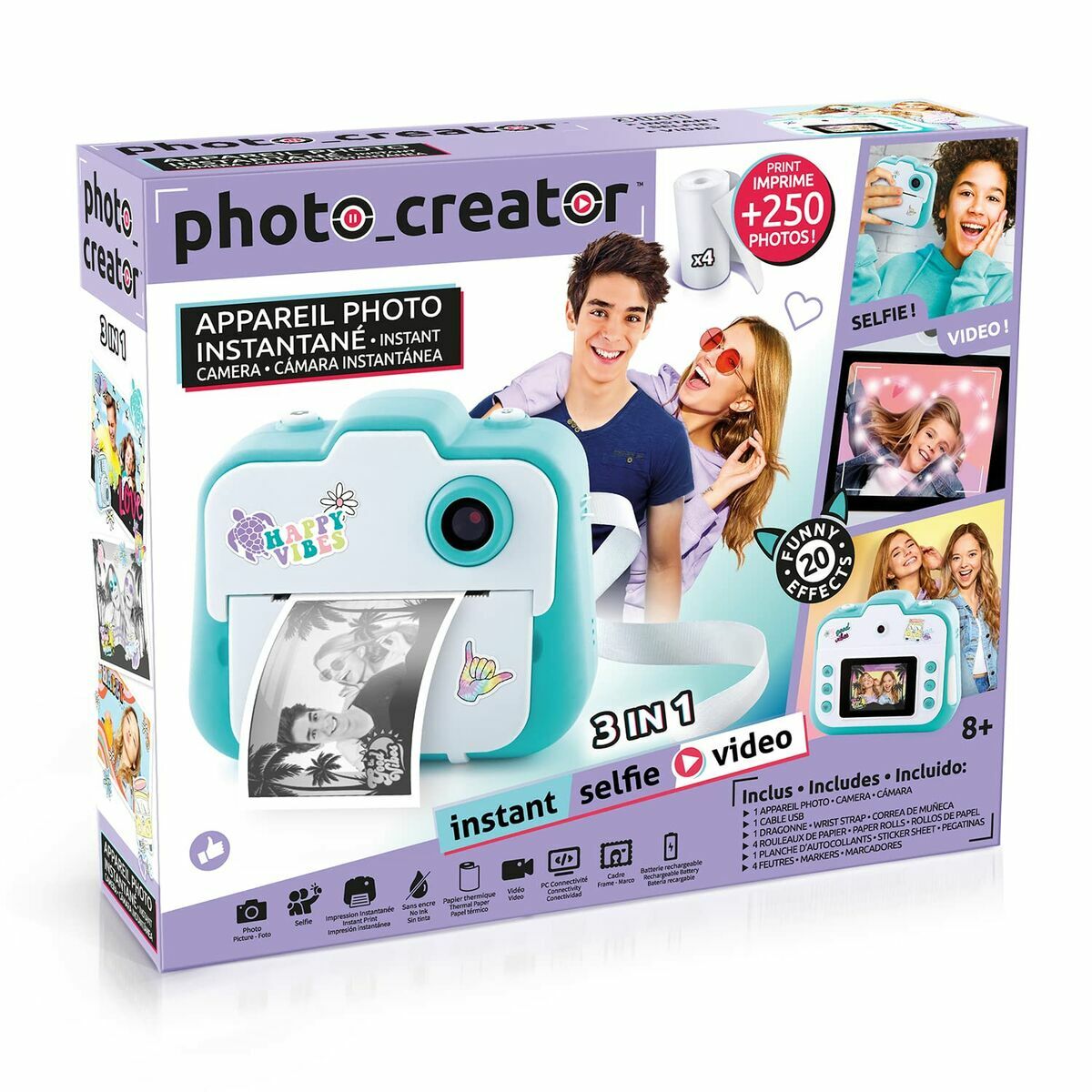 Aparat de fotografiat Instantaneu Canal Toys Infantil - Jucarii si jocuri, Jucării electronice