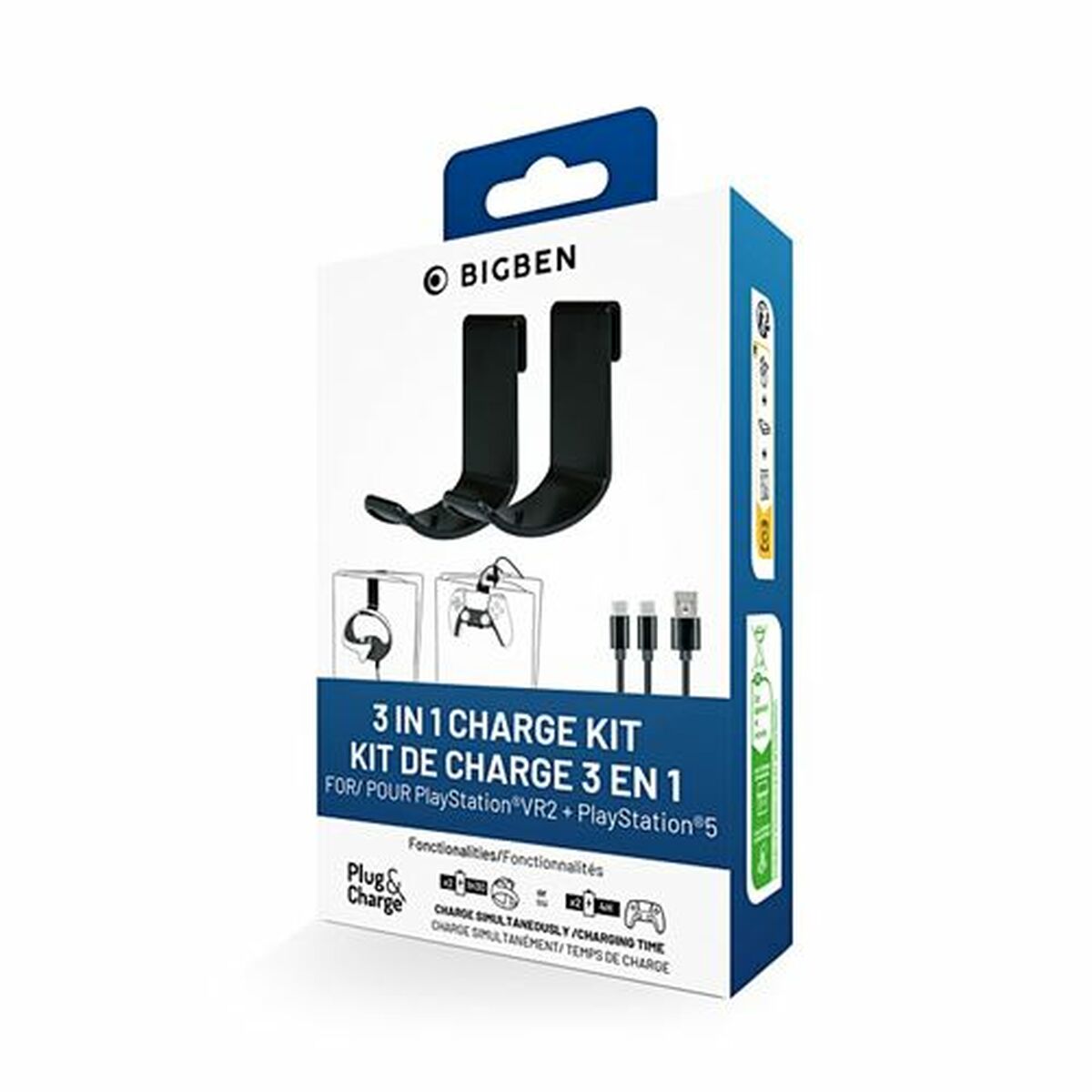 Încărcător USB Nacon PS5 3 EN 1 - Electronică, Joc video