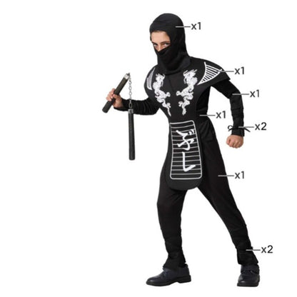 Costum Deghizare pentru Copii Multicolor Ninja - Jucarii si jocuri, Costume și accesorii