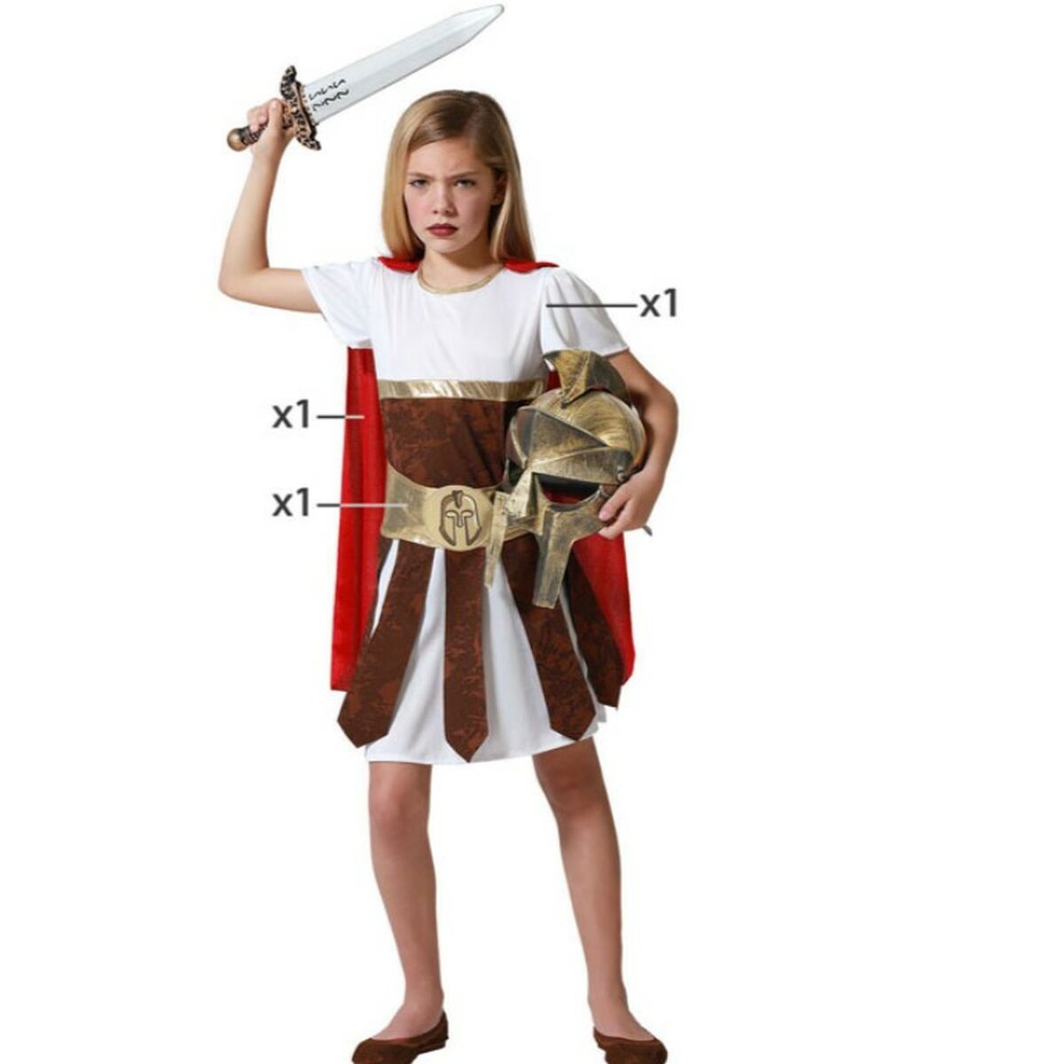 Costum Deghizare pentru Copii Gladiator Fată - Jucarii si jocuri, Costume și accesorii