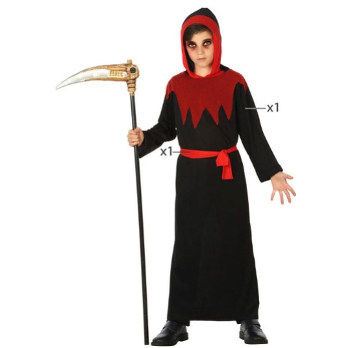 Costum Deghizare pentru Copii Negru Drac (2 Piese) - Jucarii si jocuri, Costume și accesorii
