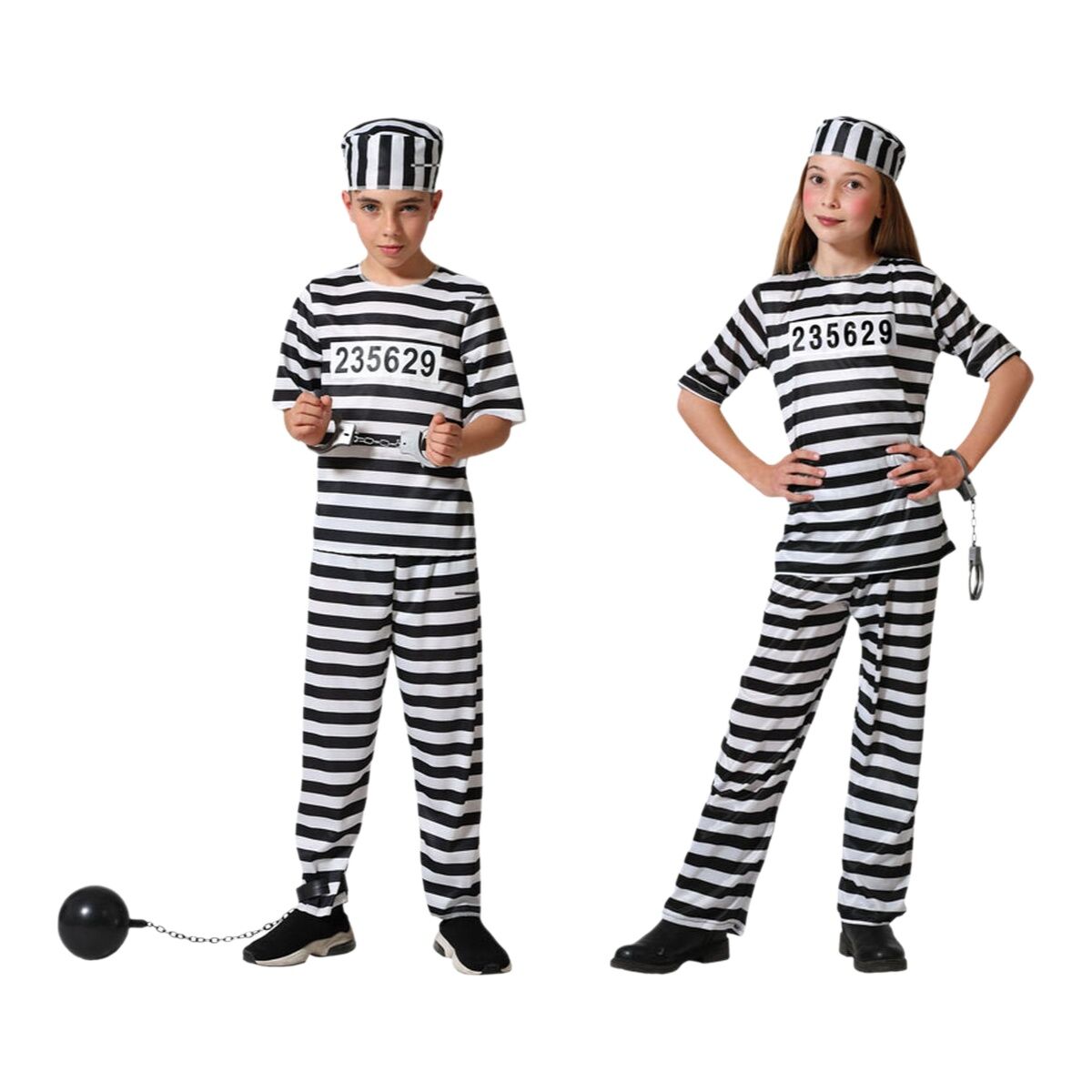 Costum Deghizare pentru Copii Multicolor Prizonier - Jucarii si jocuri, Costume și accesorii