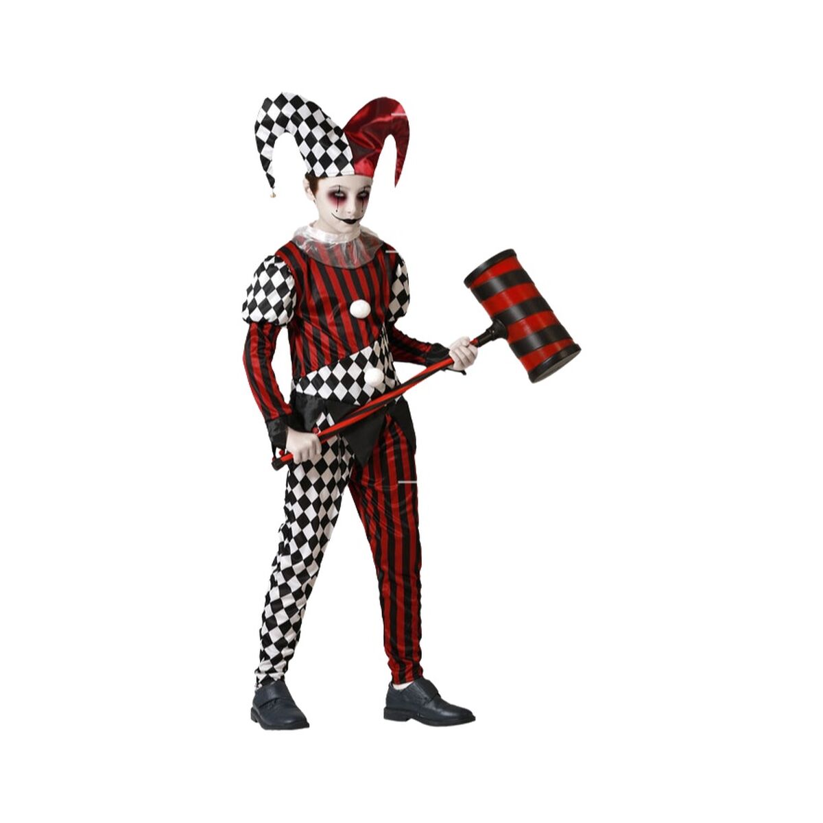 Costum Deghizare pentru Copii Arlechin Sângeros 7-9 Ani - Jucarii si jocuri, Costume și accesorii