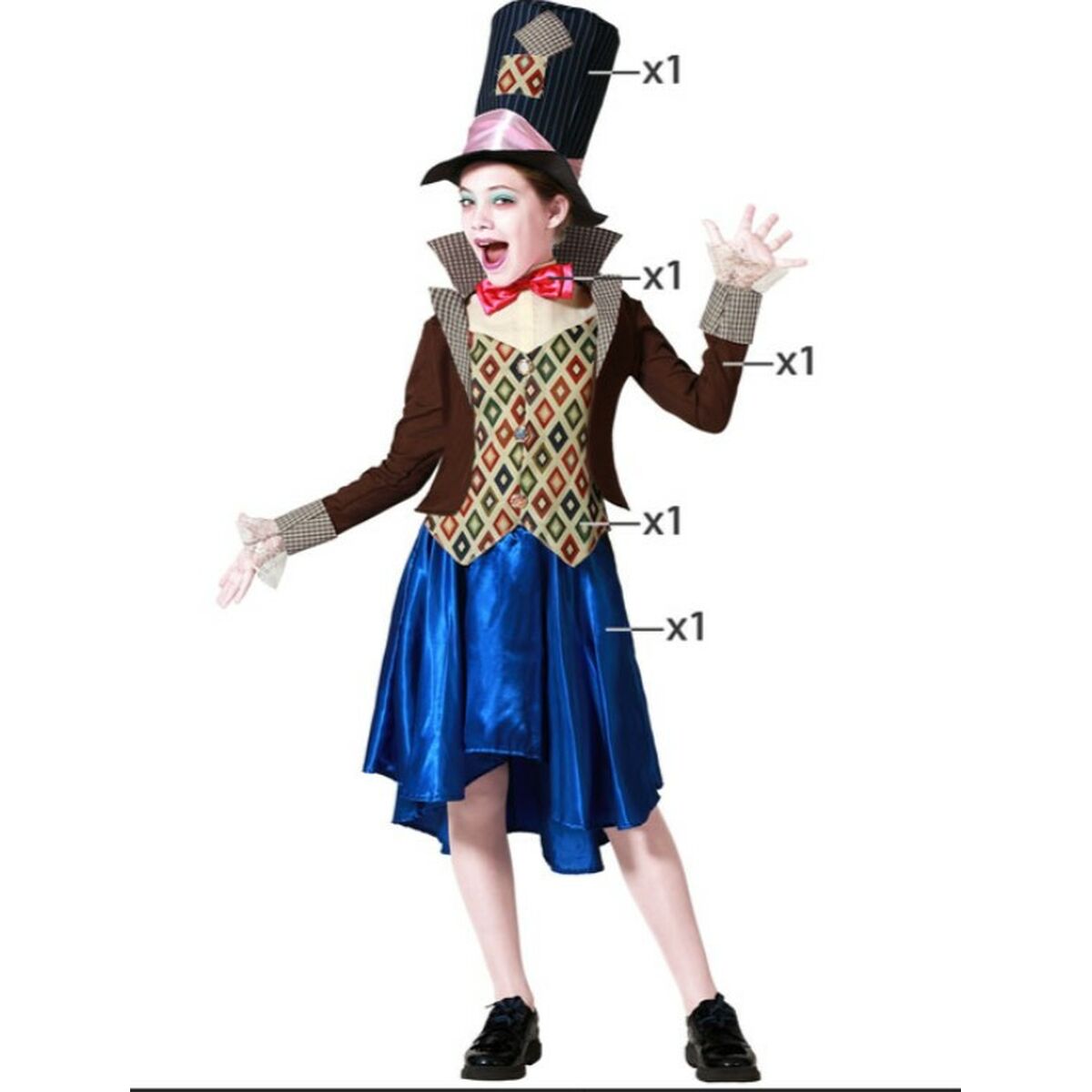 Costum Deghizare pentru Copii Modistă Nebună - Jucarii si jocuri, Costume și accesorii