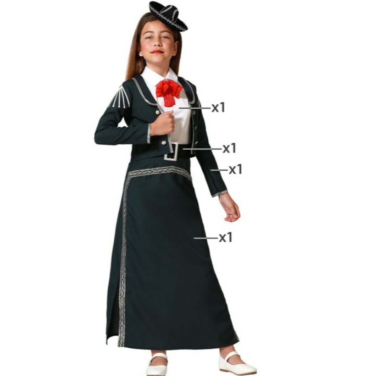 Costum Deghizare pentru Copii Mariachi Fată - Jucarii si jocuri, Costume și accesorii
