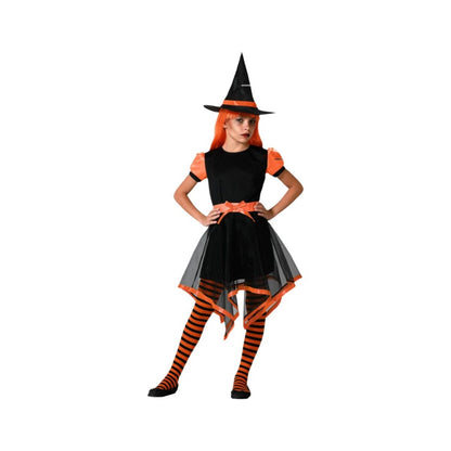 Costum Deghizare pentru Copii Portocaliu Vrăjitoare - Jucarii si jocuri, Costume și accesorii