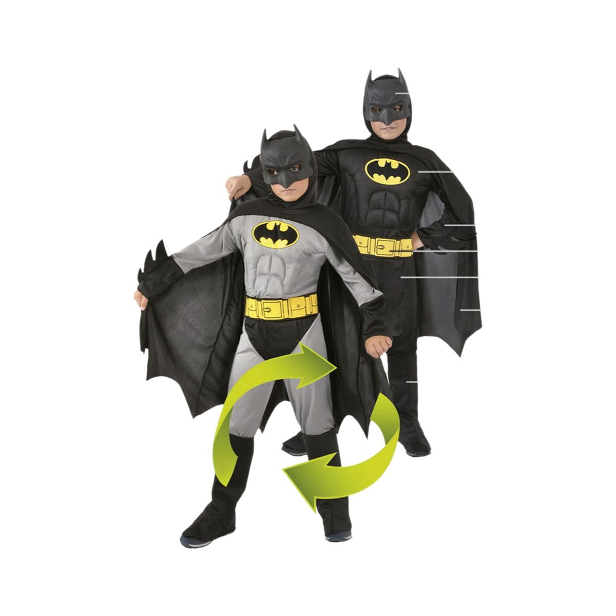 Costum Deghizare pentru Copii Batman Reversibil/ă - Jucarii si jocuri, Costume și accesorii