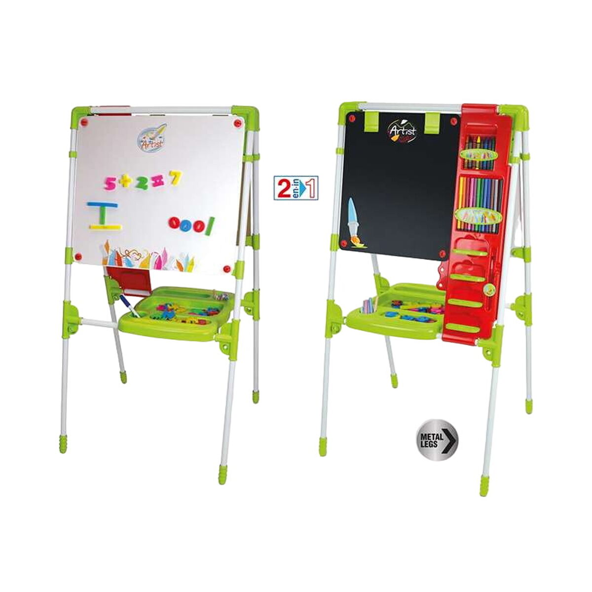 Tablă 2 în 1 Chicos 63 x 60 x 120 cm Pliabil - Jucarii si jocuri, Activități creative