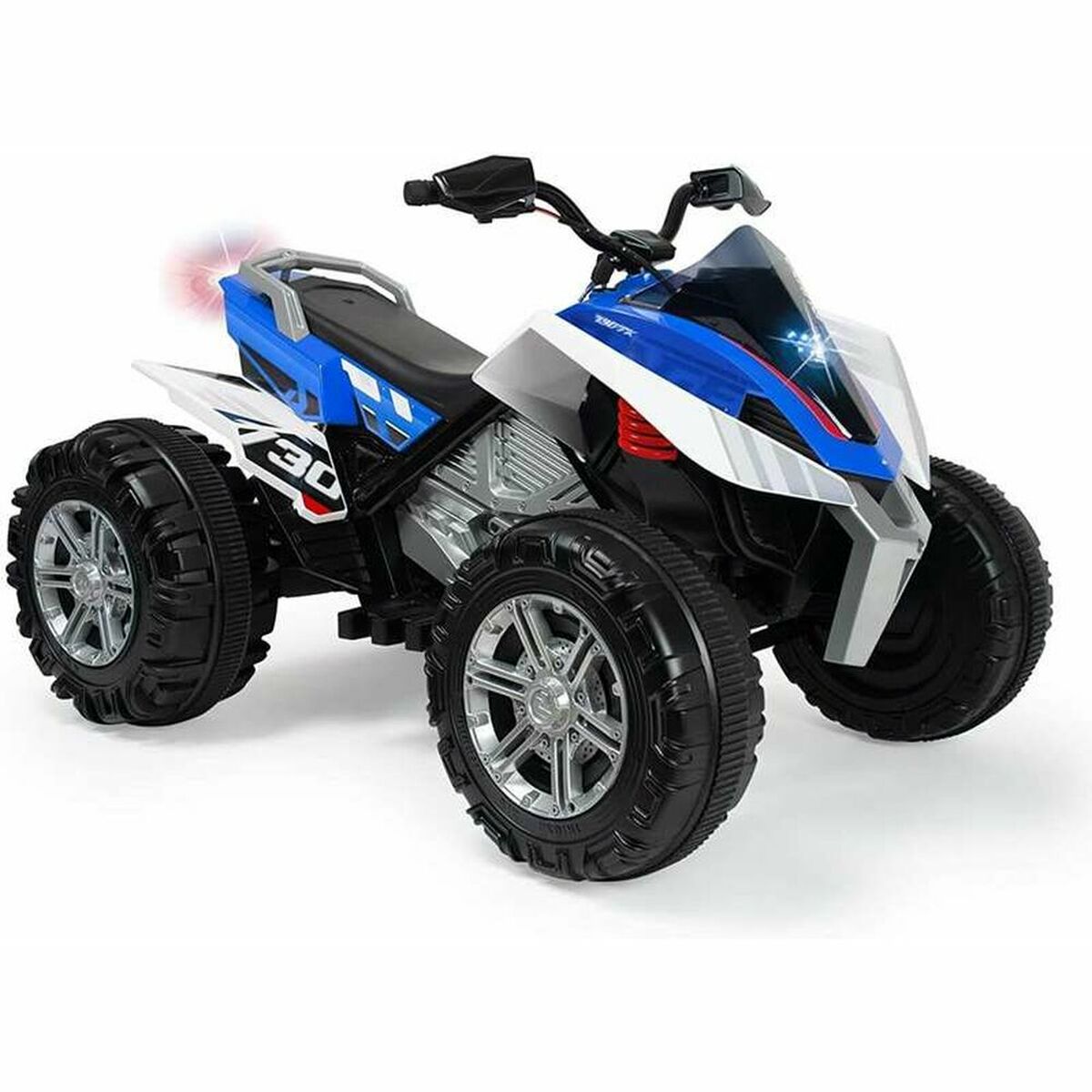 ATV electric Quad Injusa Rage Lumină Albastru Alb 12 V - Jucarii si jocuri, În aer liber și sport