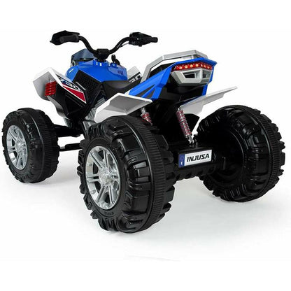 ATV electric Quad Injusa Rage Lumină Albastru Alb 12 V - Jucarii si jocuri, În aer liber și sport