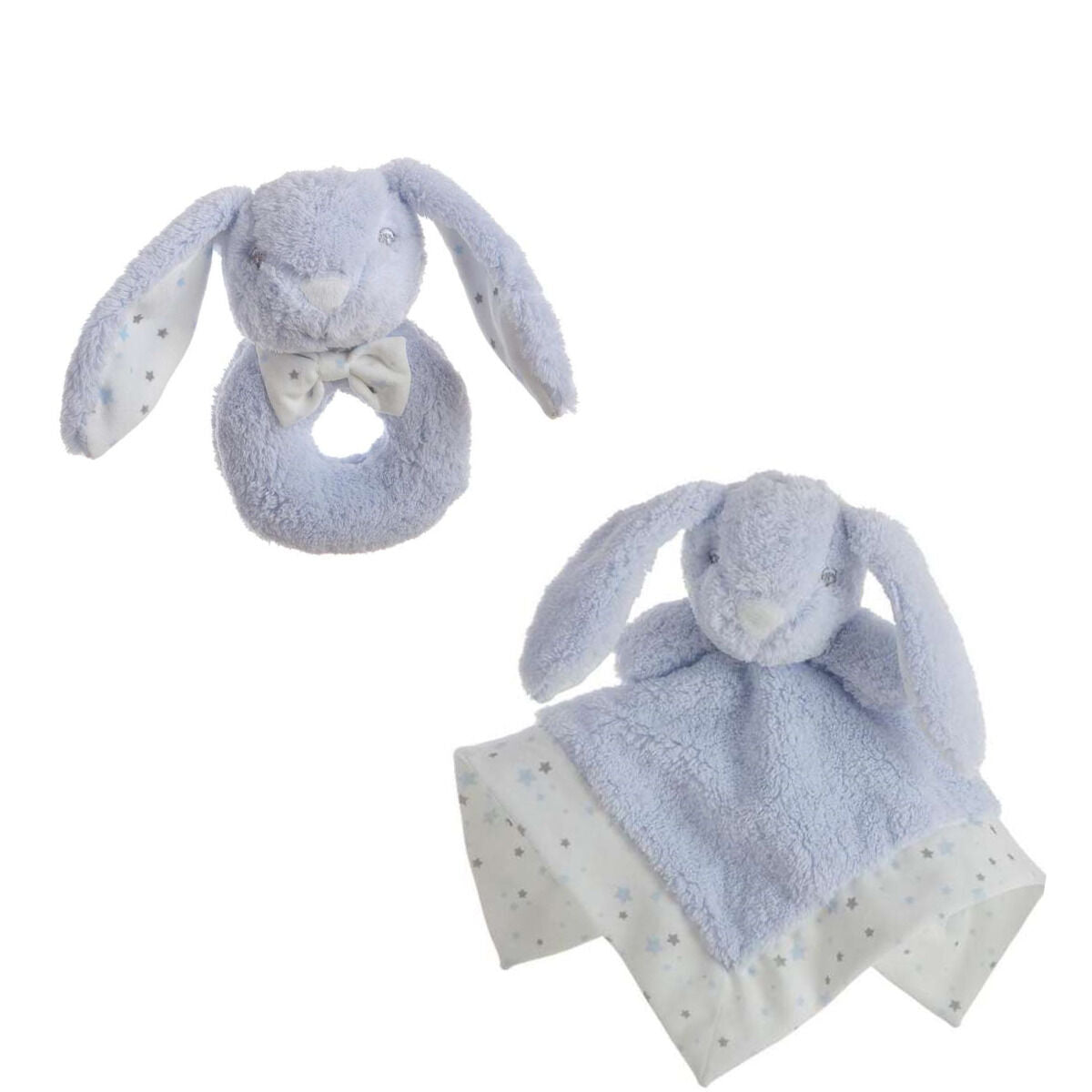 Doudou Iepure 30 x 30 cm Zornăitoare - Bebelus, Jucăriile copilăriei timpurii