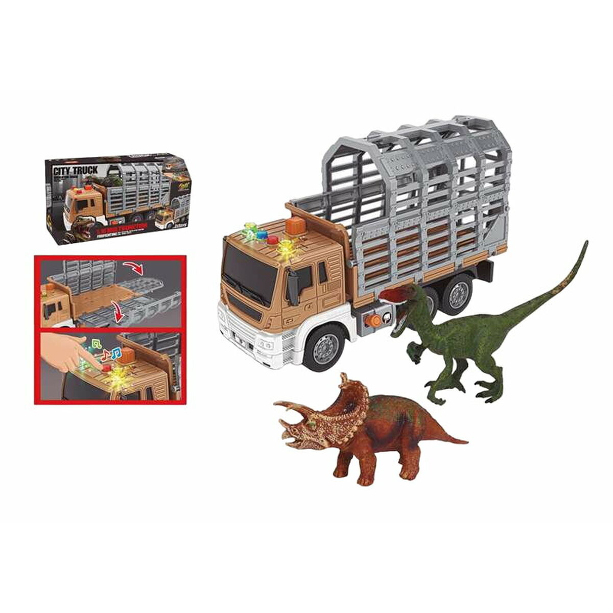 Camion 1:16 Dinozauri - Jucarii si jocuri, Vehicule
